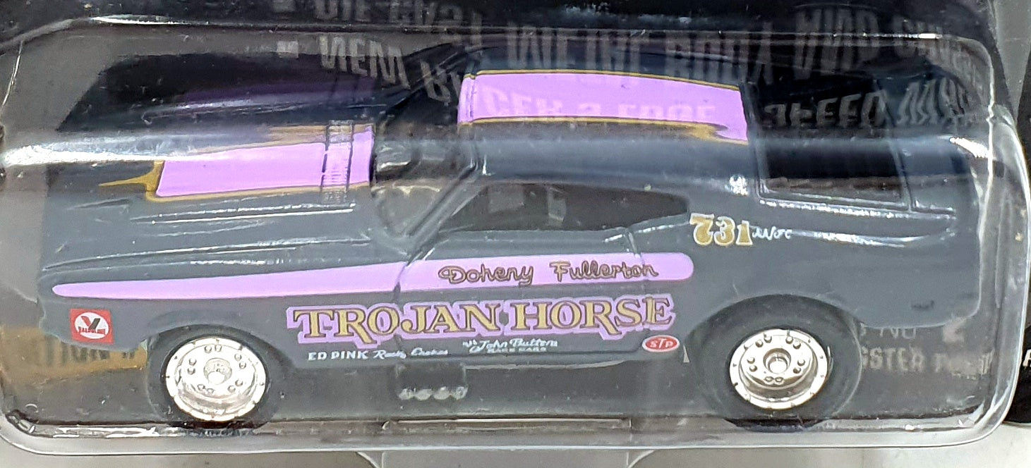 Johnny Lightning 1/64 Scale 323-02 "Trojan Horse" - Grey/Purple