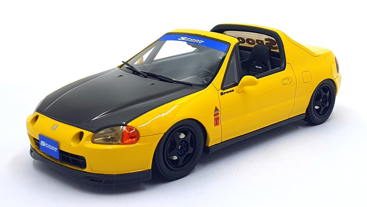 Otto 1/18 Scale Resin OT1154 - Honda Civic Del Sol Spoon - Yellow