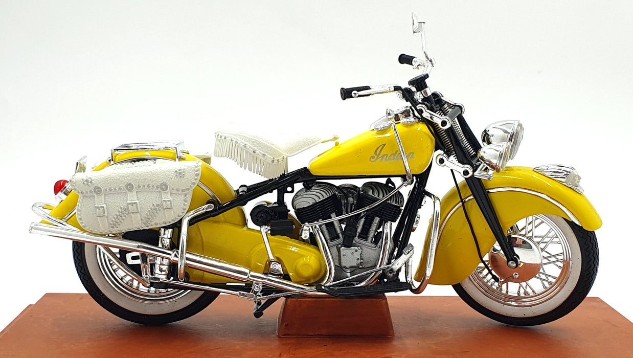 Maisto 1/10 Scale 31604 - Indian Chief Roadmaster - Yellow/White