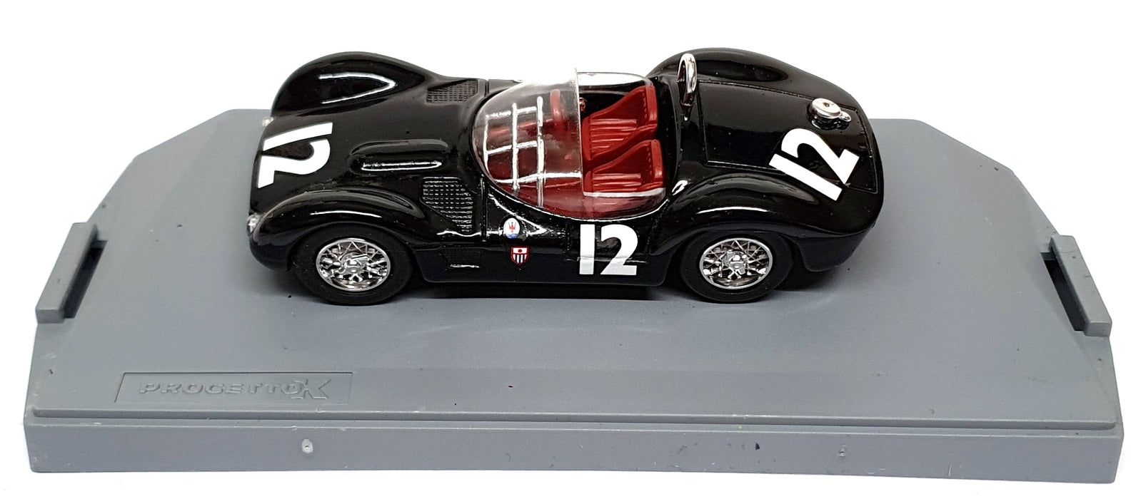 ProgettoK 1/43 Scale 027 - Maserati Birdcage T60 #12 Nassau 1959 - Black