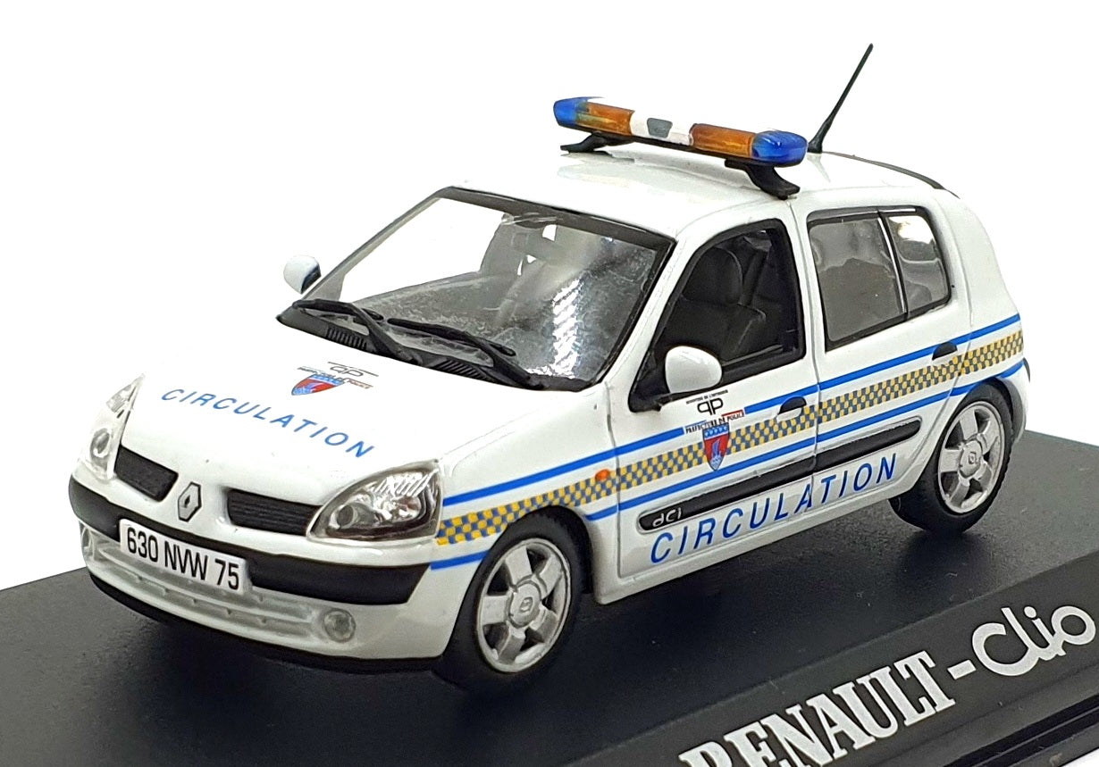 Norev 1/43 Scale 517512 - Renault Clio Police de Paris  - White