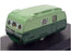 Oxford Diecast 1/76 Scale 76CC003 - Carlight Cont Caravan - Dk Green/Sage Green