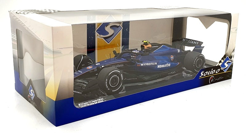 Solido 1/18 Scale Diecast S1814402 - Williams F1 FW46 #2 Saudi Arabia GP 2024