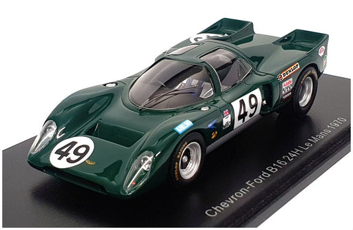 Spark 1/43 Scale S9402 - Chevron Ford B16 #49 24H Le Mans 1970 - Green