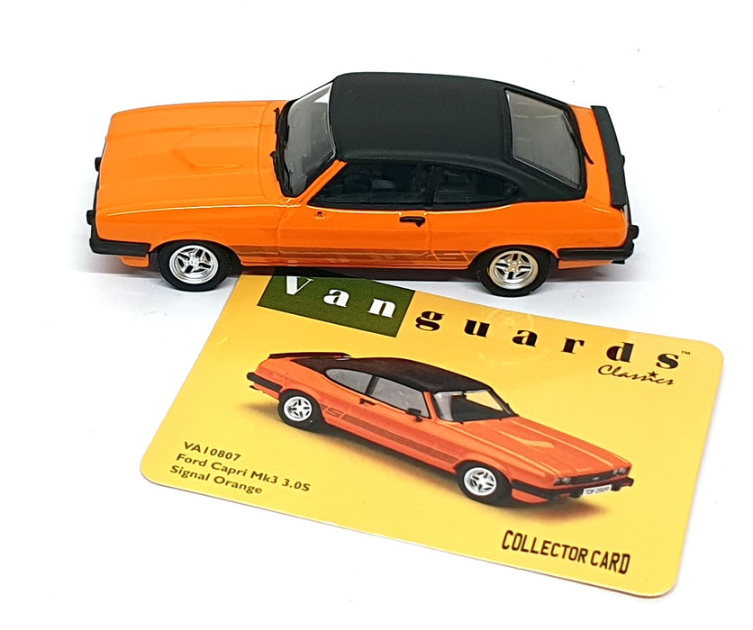 Vanguards 1/43 Scale VA10807 - Ford Capri Mk3 3.0S - Signal Orange