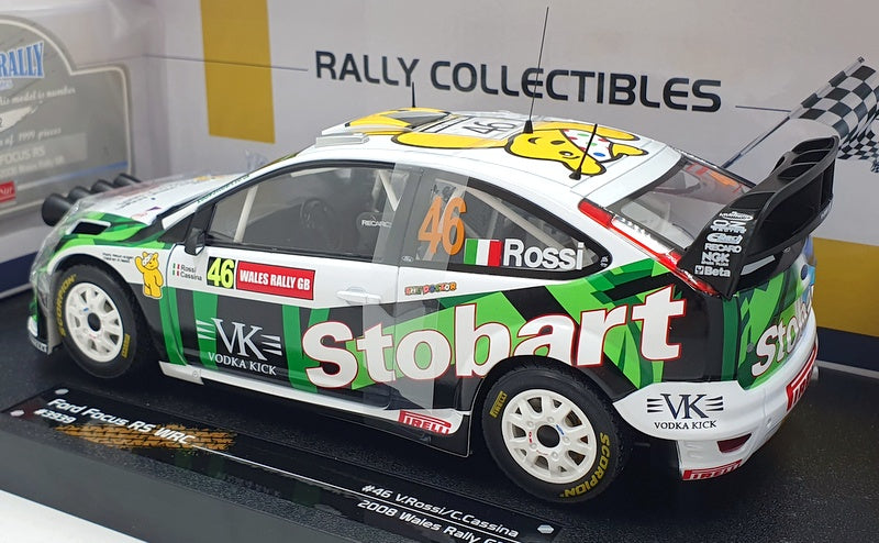 Sun Star 1/18 Scale 3939 - Ford Focus RS WRC07 #46 V.Rossi Wales 2008