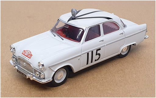 Vanguards 1/43 Scale VA06108 - Ford Zephyr Mk2 #115 Monte Carlo 1959 - White
