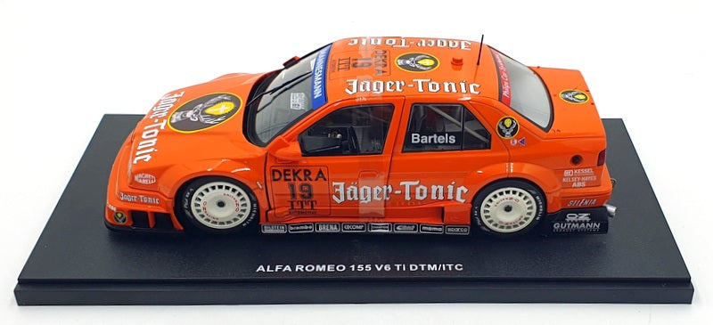 Werk83 1/18 Scale Diecast W1801006 - Alfa Romeo 155 DTM #19 M.Bartels Jagertonic
