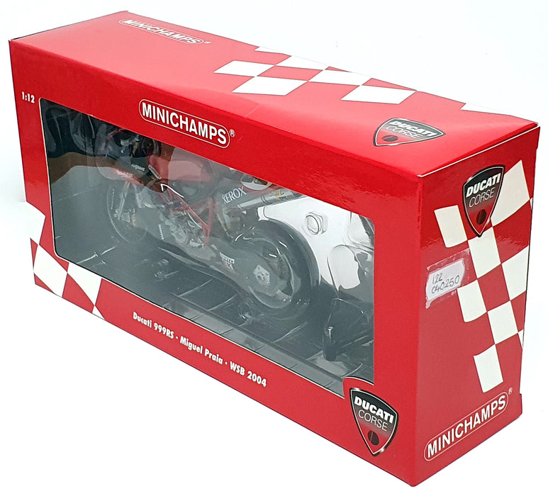 Minichamps 1/12 Scale 122 040250 - Ducati 999RS #50 M. Praia WSB 2004 