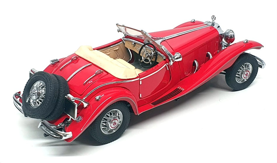Franklin Mint 1/24 Scale FM500KR - Mercedes 500K Special Roadster - Red