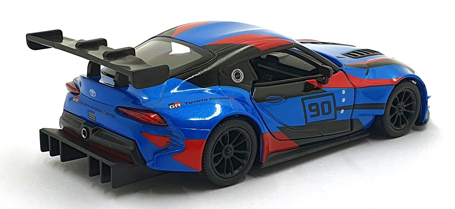 Kinsmart 1/36 Scale Pull Back & Go TY6951 - Toyota GR Supra Racing Concept Blue