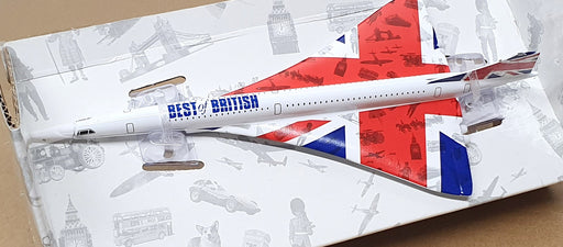 Corgi Appx 16cm Long Diecast GS84006 - Best Of British Concorde - Union Jack