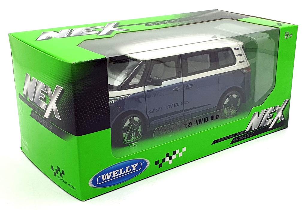 Welly NEX 1/27 Scale Diecast 24119DT-W-D.M.BU - VW ID Buzz - Blue