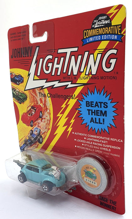 Johnny Lightning 1/64 Scale 100-200 - The Challengers VW Bug Bomb - Teal