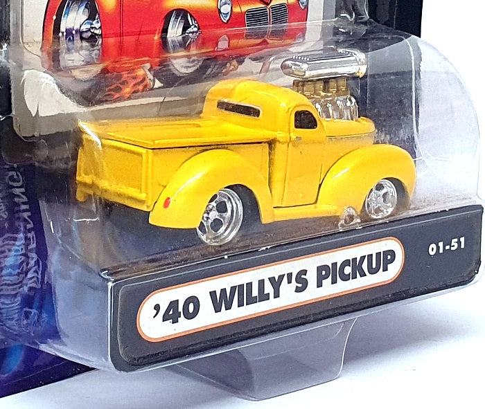 Muscle Machines 1/64 Scale 71161 01-51 - 1940 Willys Pick-Up Truck - Yellow
