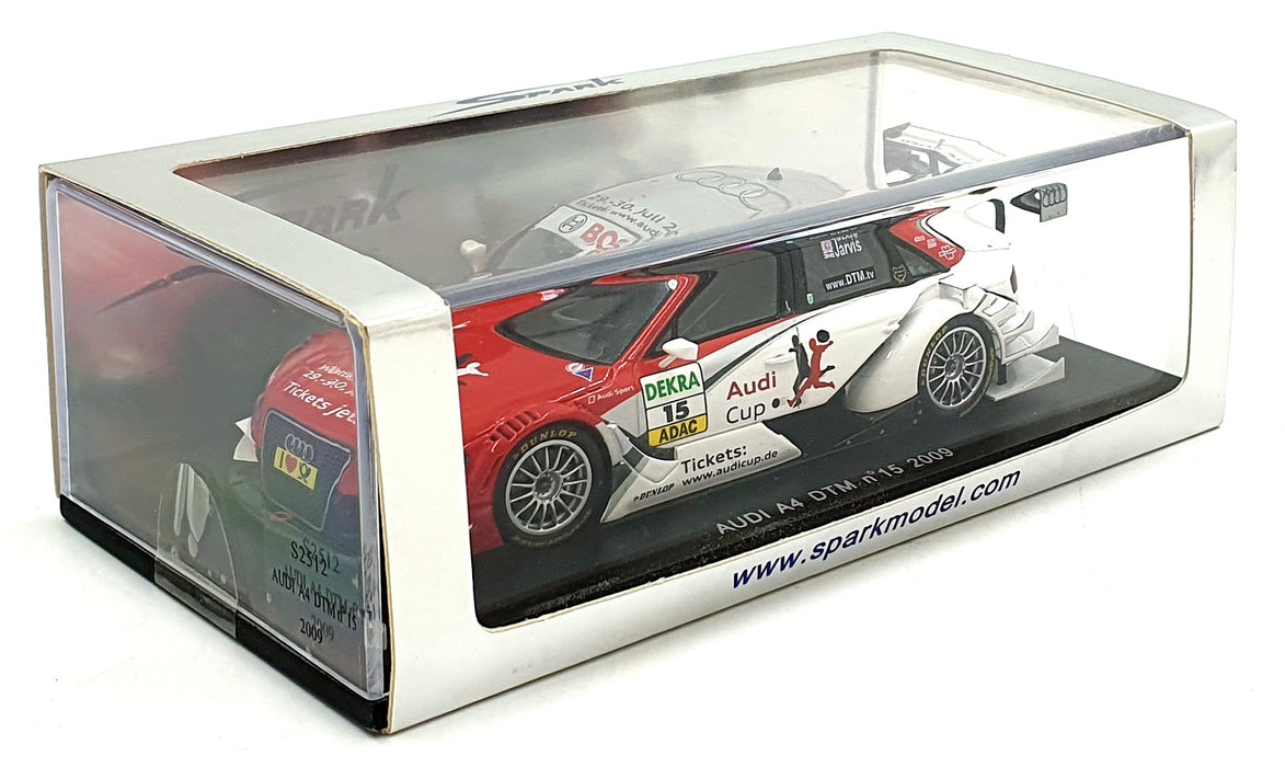 Spark 1/43 Scale S2512 - Audi A4 DTM #15 2009 - Jarvis