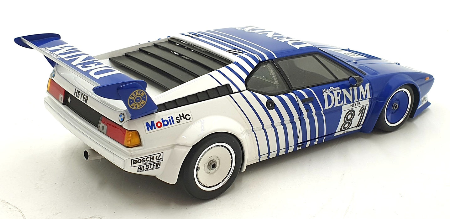 Minichamps 1/18 Scale Diecast 180 802981 - BMW M1 Procar Denim H. Heyer 1980