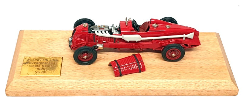 Top Marques 1/43 Scale B6 - 1929 Bentley 4½ Litre Supercharged Single Str. - Red