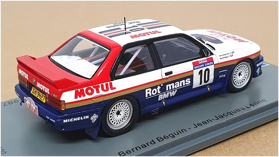 BMW M3 E30 #10 Tour De Corse 1987 Bernard Beguin 1/43 Spark SF148 for sale online BMW M3 E30 #10 Tour De Corse 1987 Bernard Beguin 1/43 Spark SF148 for sale online
