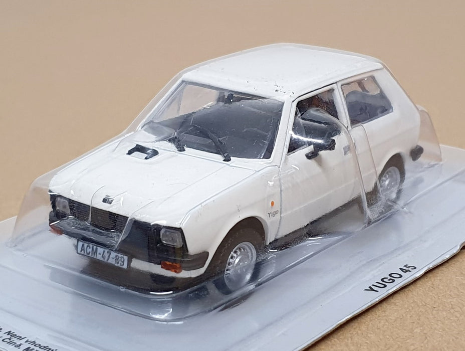 Deagostini 1/43 Scale Diecast Y045W - Yugo 45 - White