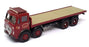Corgi 1/50 Scale CC10603 - Leyland Octopus Platform Lorry E. Derbyshire - Maroon
