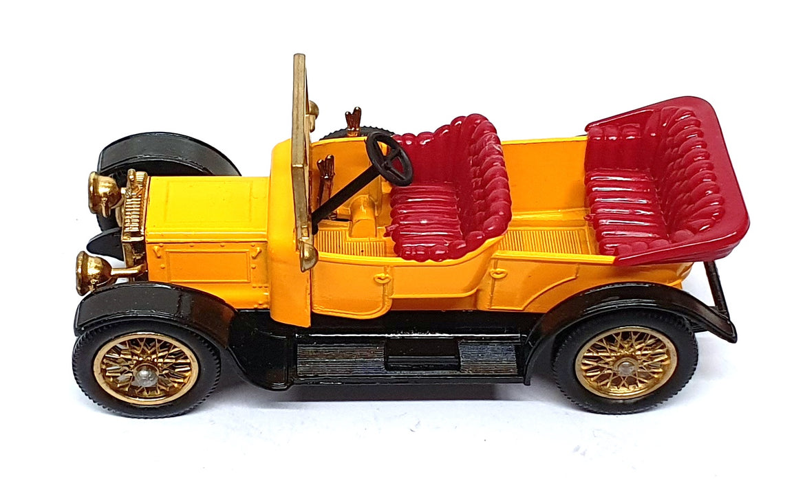 Matchbox Appx 9cm Long Diecast Y-13 - 1911 Daimler - Yellow