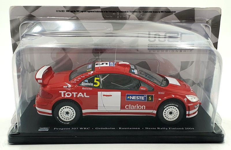 Hachette 1/24 Scale G1342050 - Peugeot 307 WRC Finland 2004 Gronholm #5