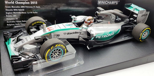Minichamps 1/18 Scale 186 150044 F1 Mercedes AMG Petronas W06 Hamilton 2015