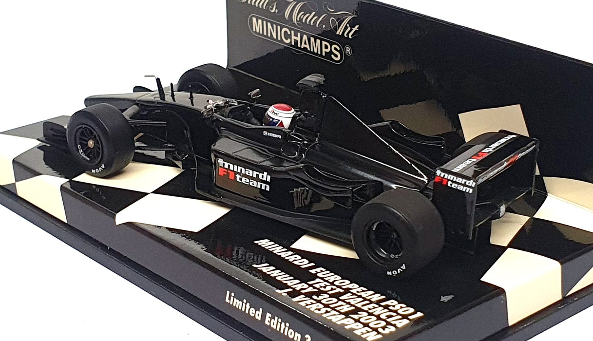 Minichamps 1/43 Scale 430 030189 - F1 Minardi PS01 Test Valencia Jan 30 2003
