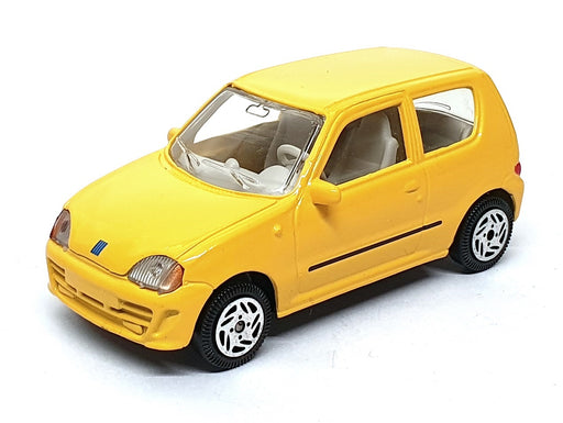 Majorette 1/43 Scale 04626 - Fiat Seicento Sporting - Yellow