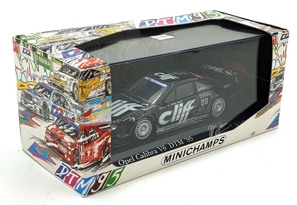 Minichamps 1/43 Scale 430 954120 - Opel Calibra #20 1995 - Lehto