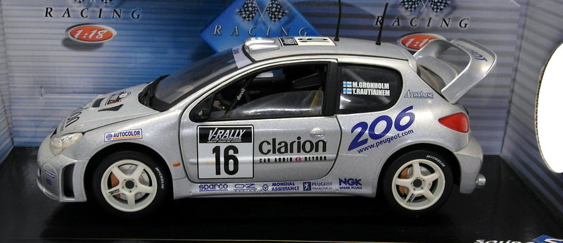 Solido 1/18 Scale 202991/02 - Peugeot 206 #16 WRC Tour De Corse Rally 2000