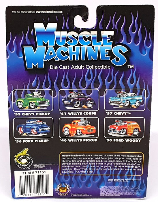 Muscle Machines 1/64 Scale 71151 01-91 - 1969 Chevrolet Camaro - Stars & Stripes