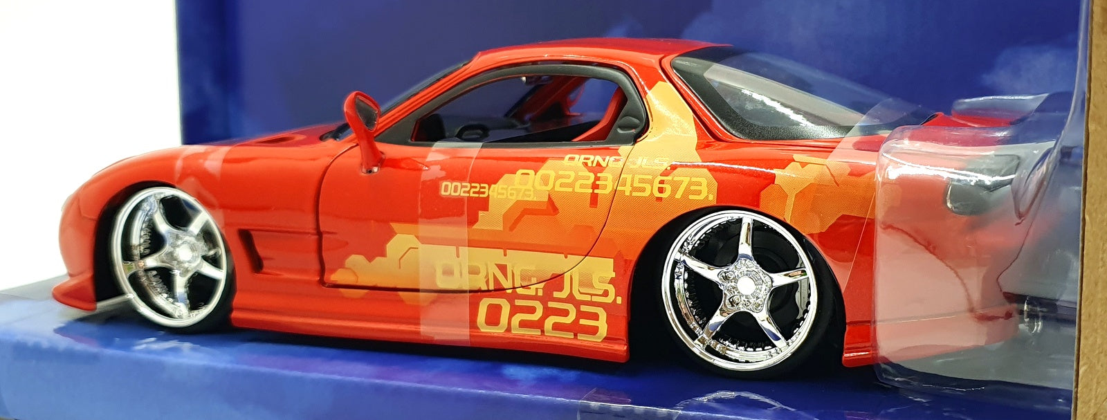 Jada 1/24 Scale 30747 - Fast & Furious Orange JLS Mazda RX-7