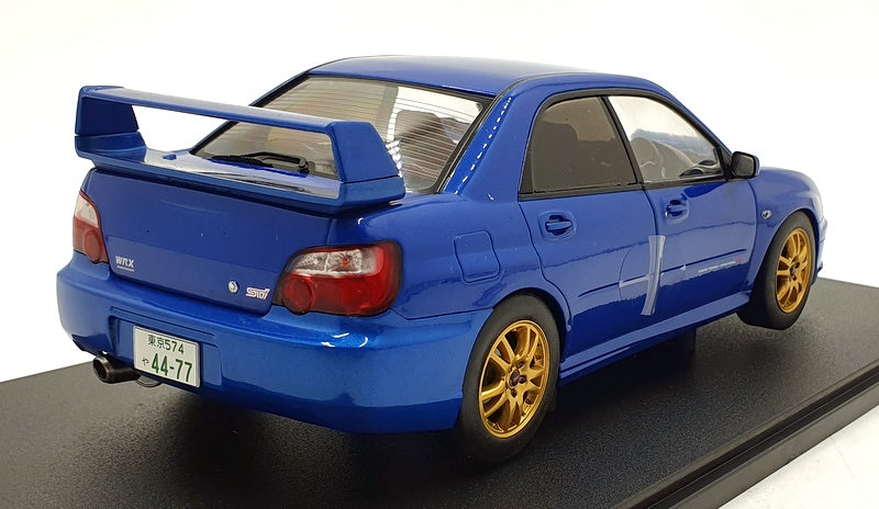 Solido 1/18 Scale S1812301 - 2003 Subaru Impreza WRX STI - Sonic Blue