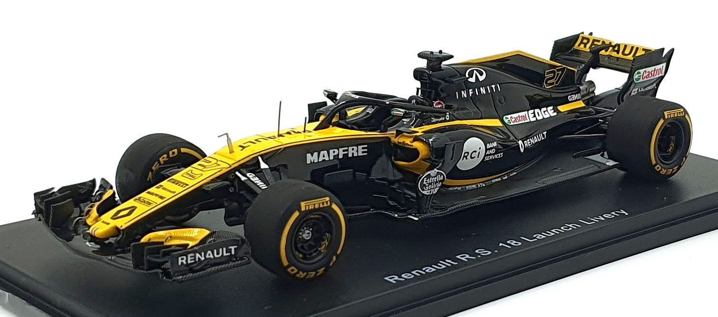 Spark 1/43 Scale 7711940354 - Renault R.S 18 Launch Livery F1 #27 2018