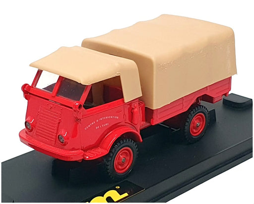 Verem 1/43 Scale Diecast 212 - Renault 4x4 Pompiers Fire Truck - Red/Tan