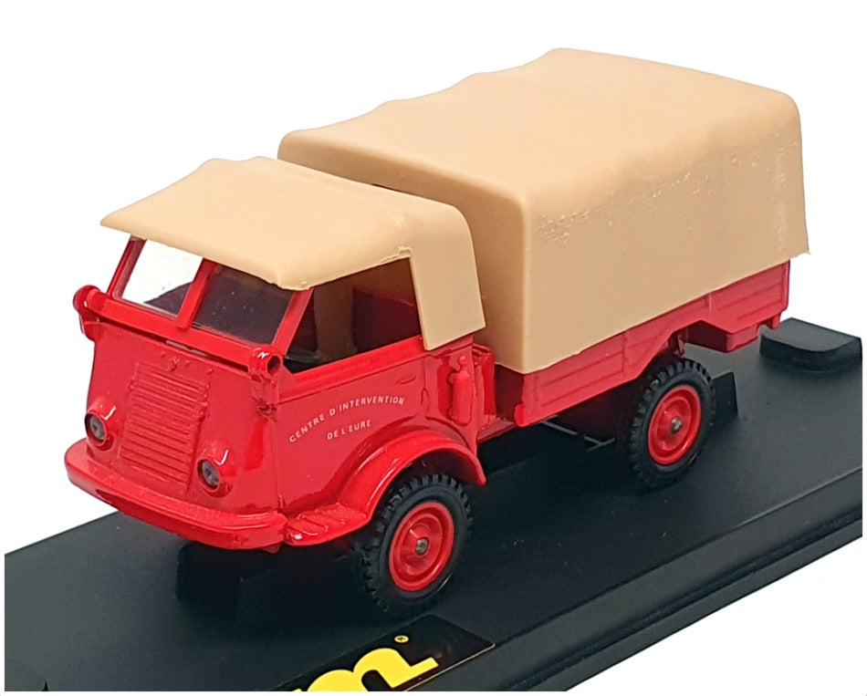 Verem 1/43 Scale Diecast 212 - Renault 4x4 Pompiers Fire Truck - Red/Tan