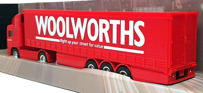 Corgi 25cm Long Diecast 59575 - ERF Truck & Trailer (Woolworths) Red