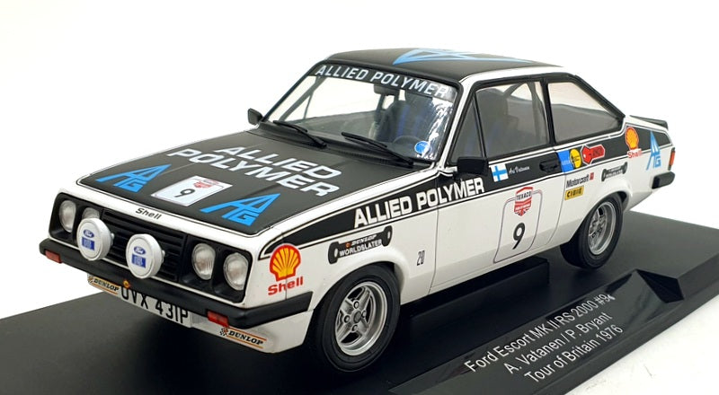 Model Car Group 1/18 Scale MCG18437R Ford Escort Mk2 RSA 2000 Tour of Britain 76