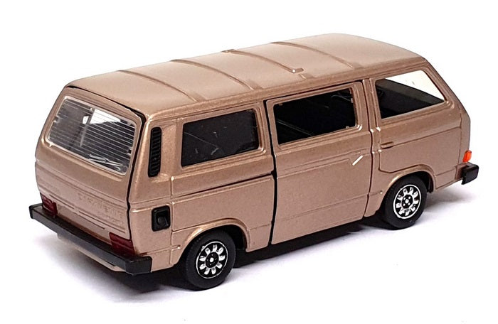 Schabak 1/43 Scale 1040 - Volkswagen Caravelle Syncro Minibus - Met. Lt. Brown