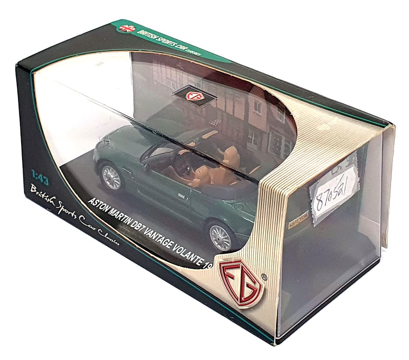 Edison 1/43 Scale 870521 - 1993 Aston Martin DB7 Vantage Volante - Met. Green