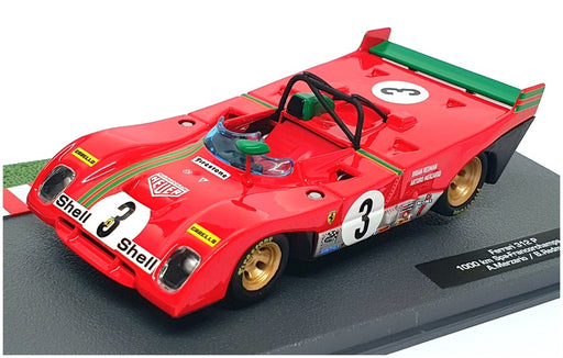 Altaya 1/43 Scale 61023G - Ferrari 312 P #3 1000km Fracorchamps 1972 - Red