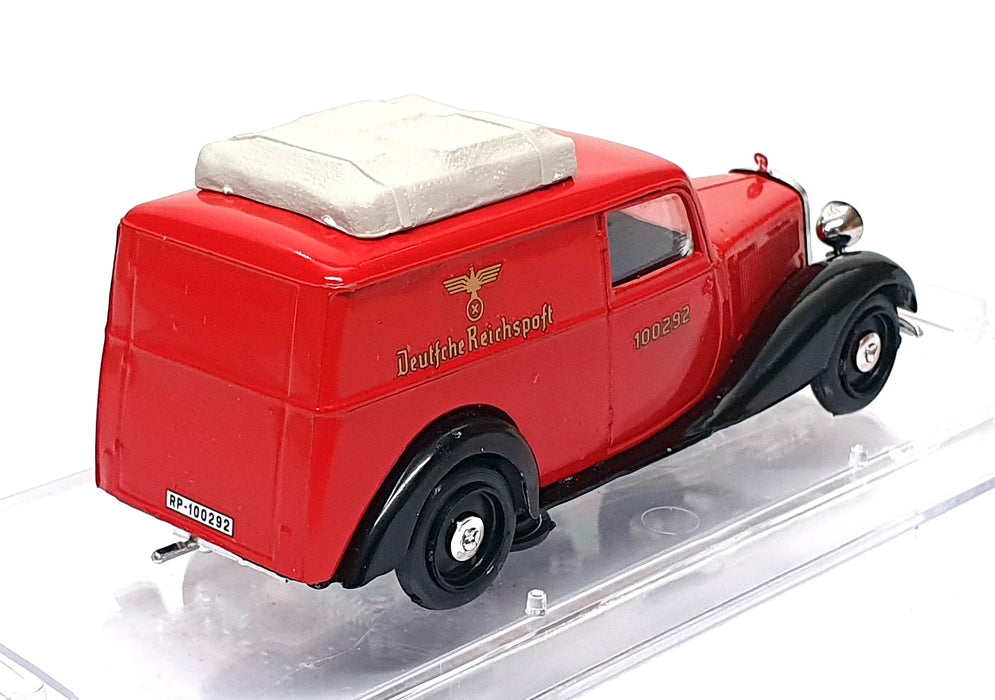 VITESSE 1/43 Scale Diecast 292 - Mercedes 170 Van Reichspost - Red 