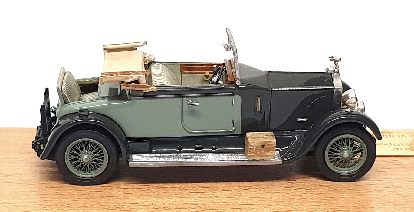 Top Marques 1/43 Scale GS13 - 1927 Rolls Royce 20hp ¾ DHC By Harrison 2T Green