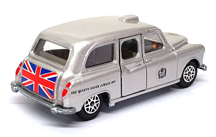 Dinky Toys Appx 10cm Long Diecast 241 - 1977 Silver Jubilee Taxi - Silver