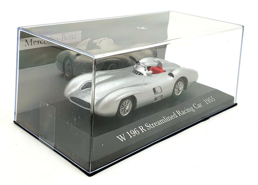 DeAgostini 1/43 Scale 5324A - Mercedes-Benz W 196 R Streamlined 1955 Silver