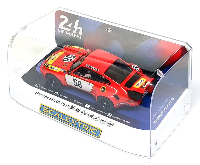 Scalextric 1/32 Scale Slot Car C4594 - Porsche 911 GT Winner #58 24h LM 1975
