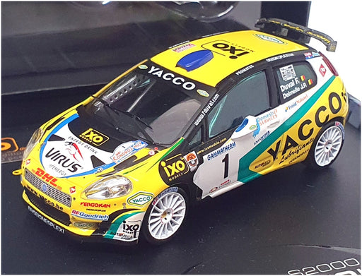 Ixo 1/43 Scale RAM284 - Fiat Punto S2000 #1 Winner Rally Condroz 2007