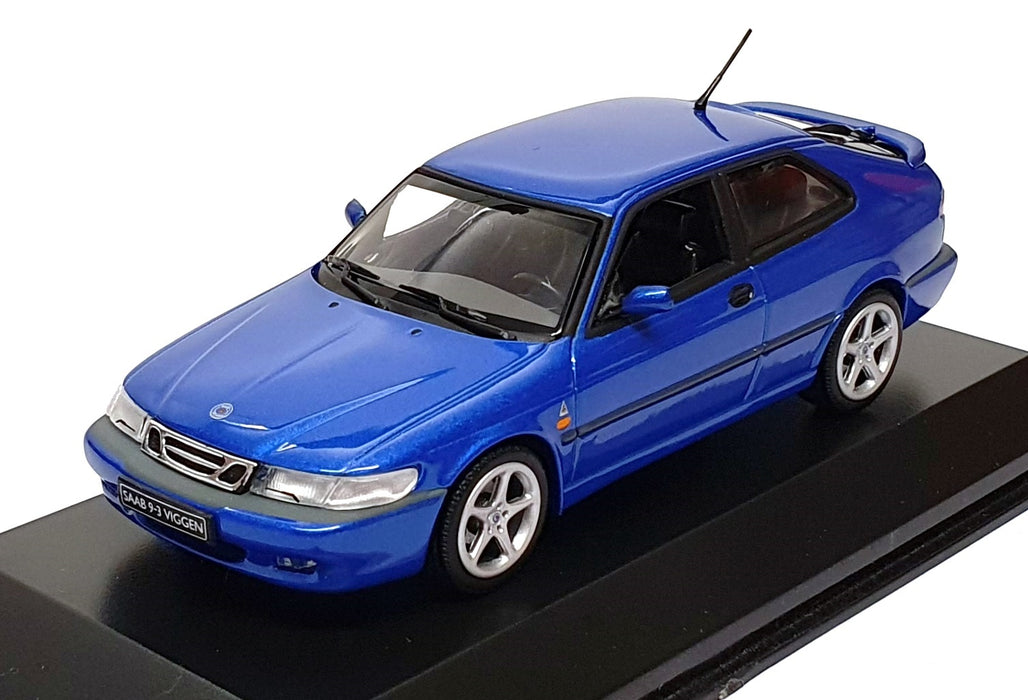 Minichamps 1/43 Scale Diecast 75-743450 - Saab 93 Viggen - Blue